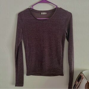 Free People Intimately Sparkly Long Sleeve Layer